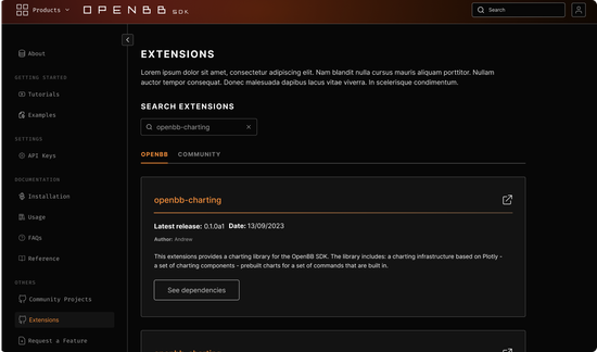 Create your own extension