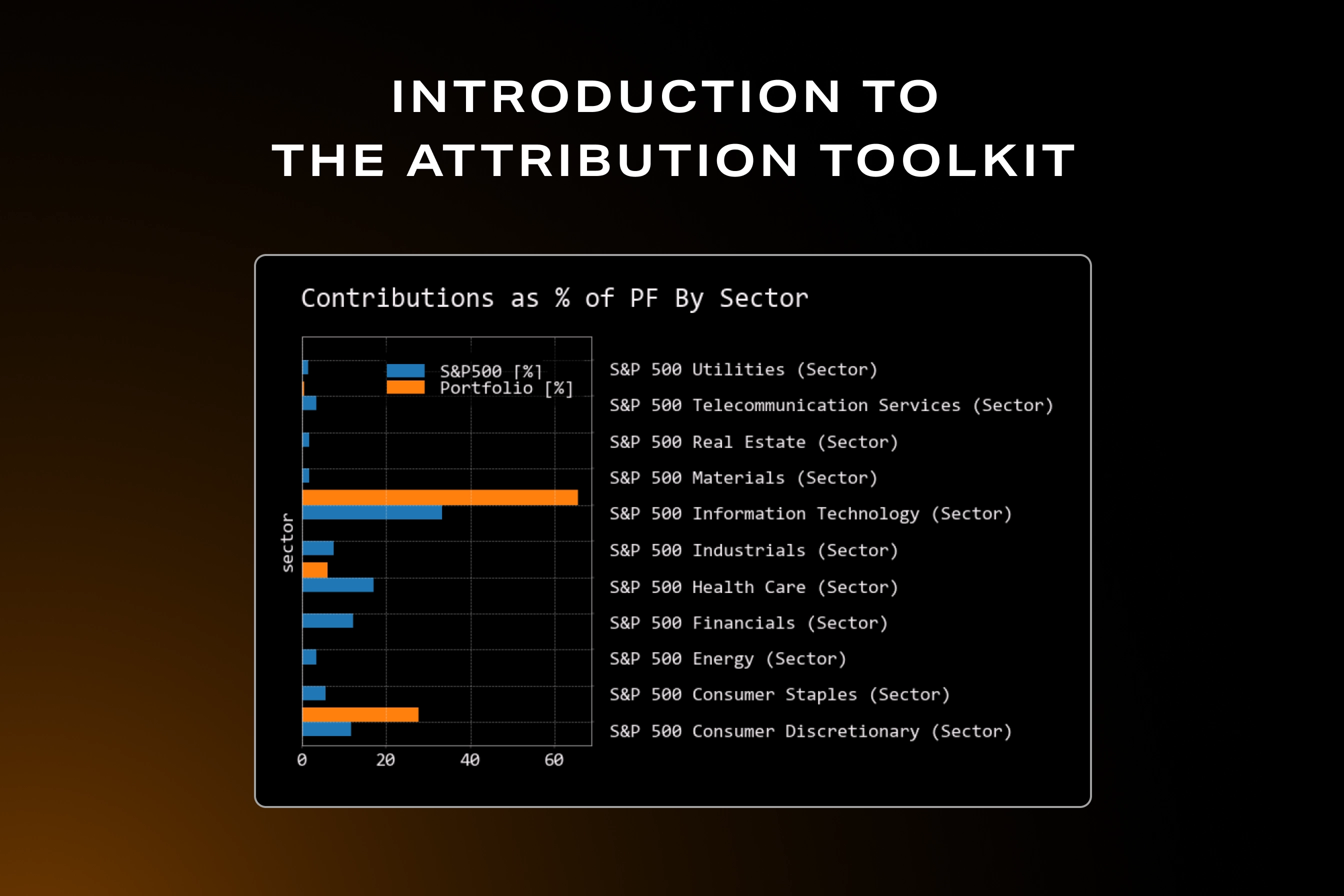 Introduction to the Attribution Toolkit