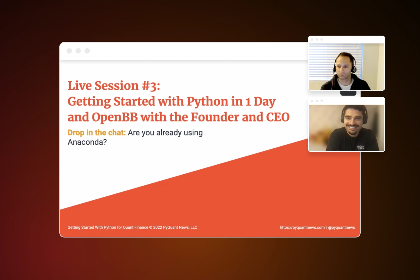 How our Founder and CEO met PyQuantNews
